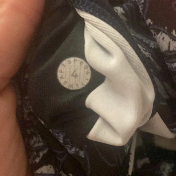 Lululemon Wunder Under Hi-Rise Tight 28" Embellished Multi Sz 4 Blue - Picture 5 of 5